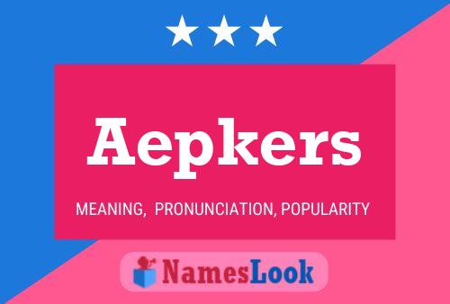 ملصق اسم Aepkers