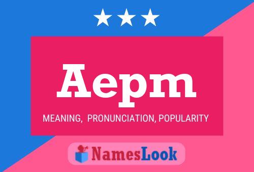 ملصق اسم Aepm