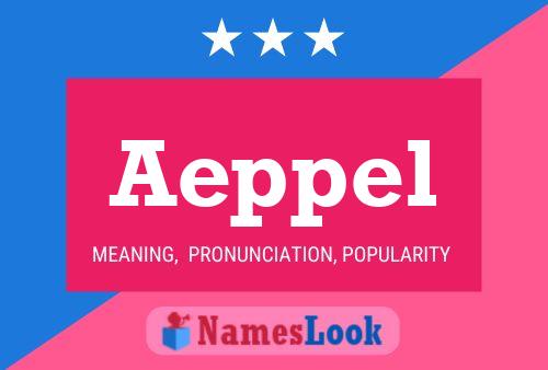 ملصق اسم Aeppel