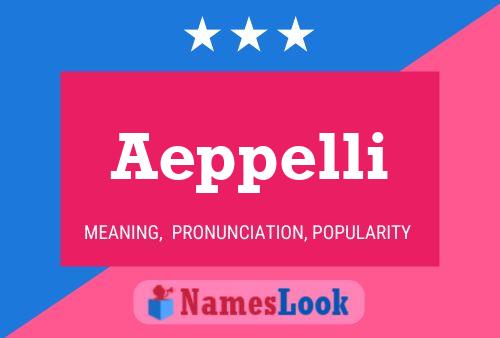 ملصق اسم Aeppelli