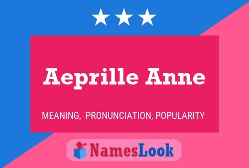 ملصق اسم Aeprille Anne