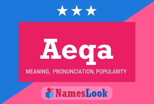 ملصق اسم Aeqa