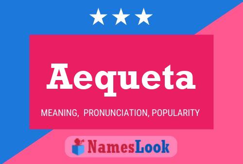 ملصق اسم Aequeta