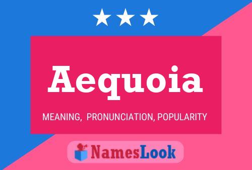 ملصق اسم Aequoia