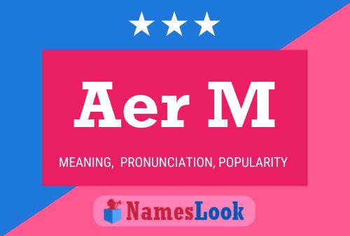 ملصق اسم Aer M