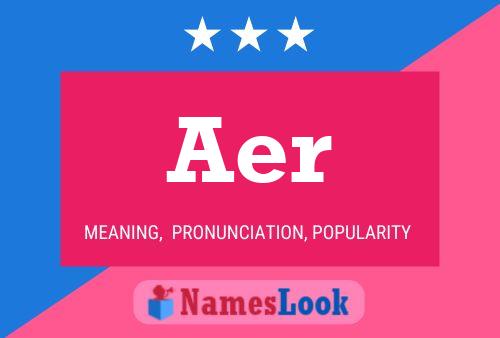 ملصق اسم Aer