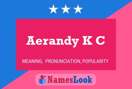 ملصق اسم Aerandy K C