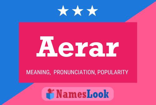 ملصق اسم Aerar