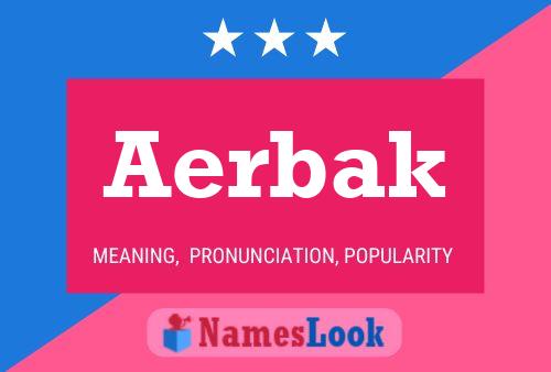 ملصق اسم Aerbak