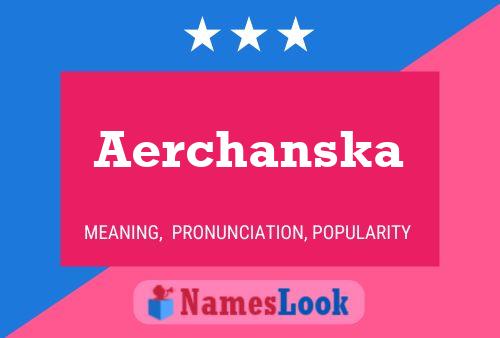 ملصق اسم Aerchanska