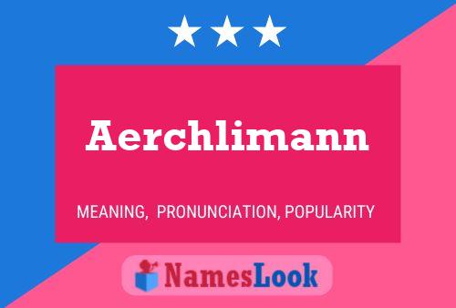 ملصق اسم Aerchlimann