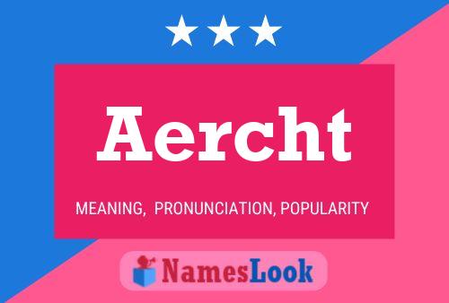 ملصق اسم Aercht