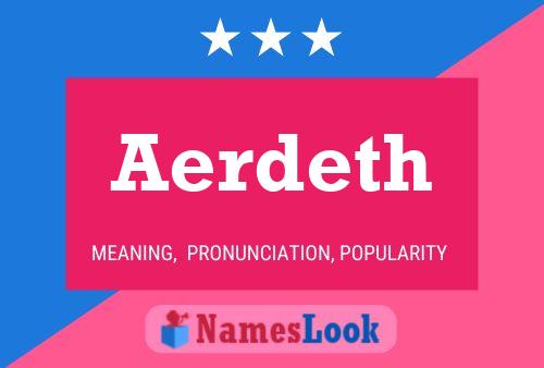 ملصق اسم Aerdeth