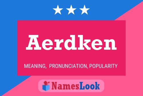 ملصق اسم Aerdken