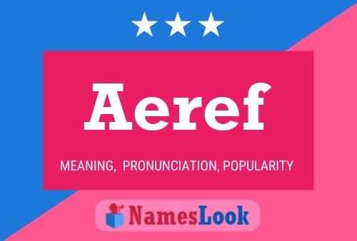 ملصق اسم Aeref