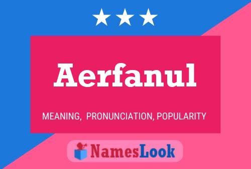 ملصق اسم Aerfanul