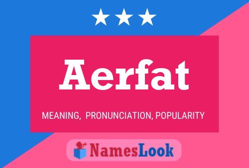 ملصق اسم Aerfat