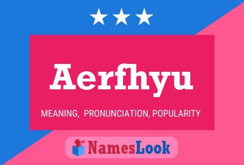 ملصق اسم Aerfhyu