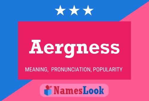 ملصق اسم Aergness