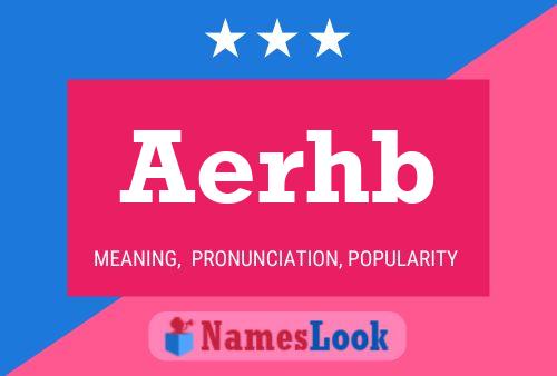 ملصق اسم Aerhb