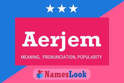 ملصق اسم Aerjem