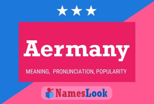 ملصق اسم Aermany