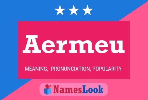 ملصق اسم Aermeu