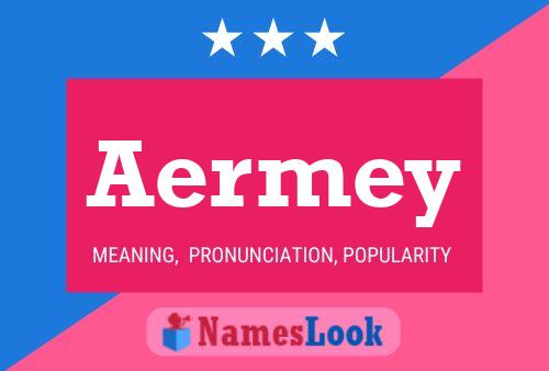 ملصق اسم Aermey