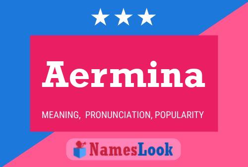 ملصق اسم Aermina