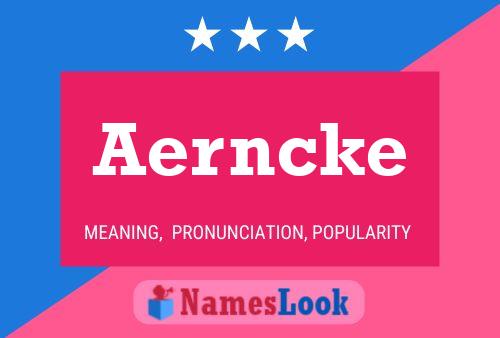 ملصق اسم Aerncke