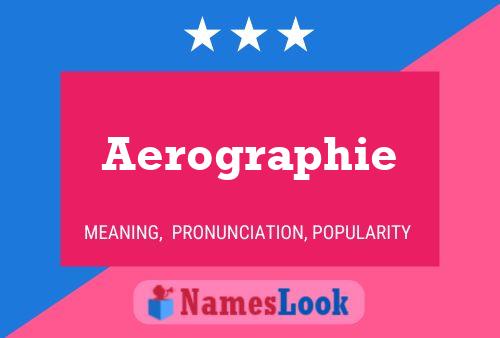 ملصق اسم Aerographie