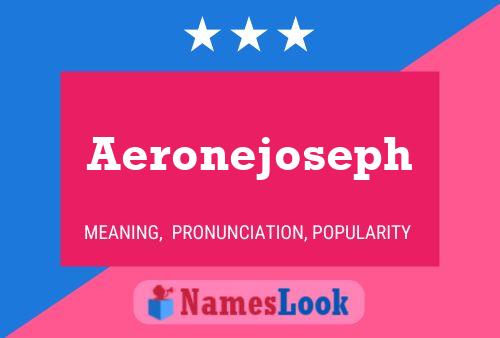 ملصق اسم Aeronejoseph