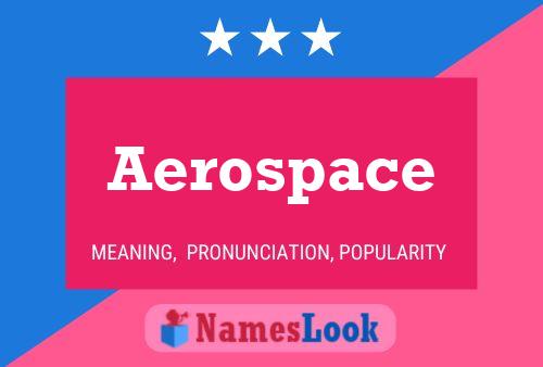 ملصق اسم Aerospace