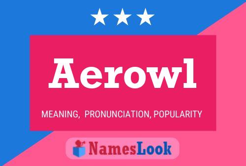 ملصق اسم Aerowl