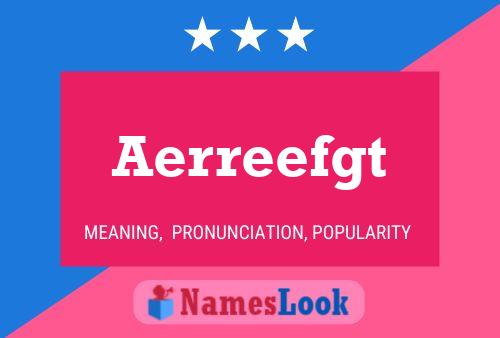 ملصق اسم Aerreefgt