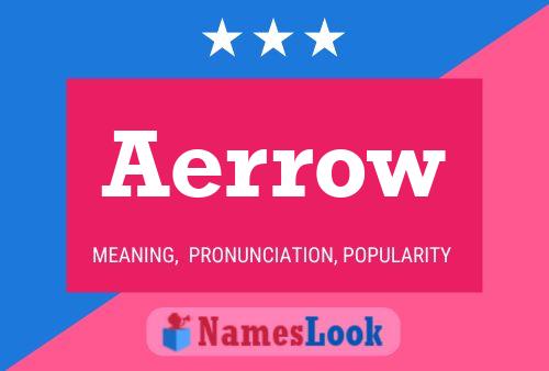 ملصق اسم Aerrow