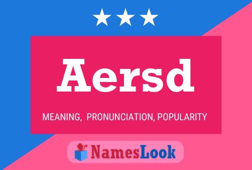 ملصق اسم Aersd