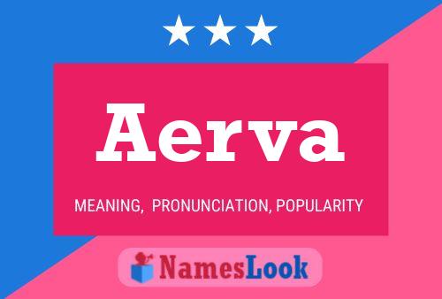 ملصق اسم Aerva