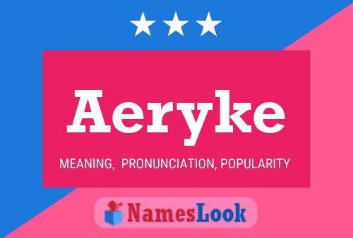 ملصق اسم Aeryke