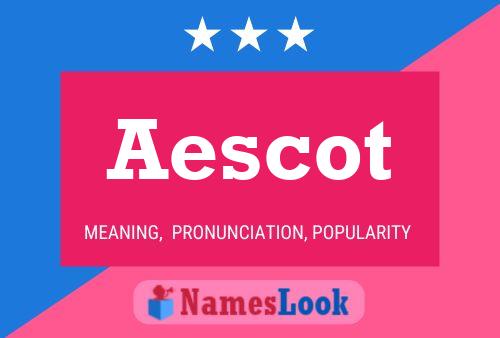 ملصق اسم Aescot