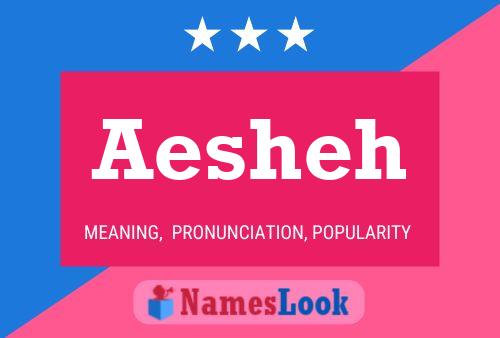 ملصق اسم Aesheh