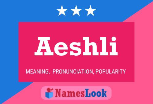 ملصق اسم Aeshli