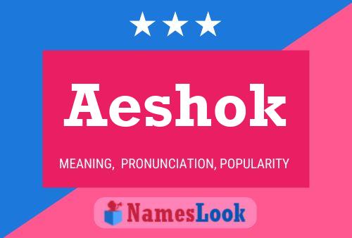 ملصق اسم Aeshok