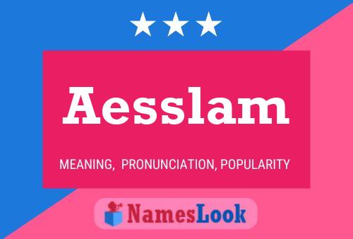 ملصق اسم Aesslam