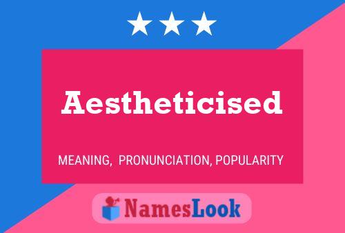 ملصق اسم Aestheticised