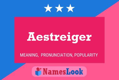 ملصق اسم Aestreiger