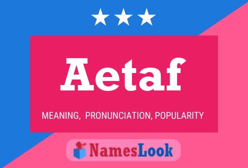 ملصق اسم Aetaf