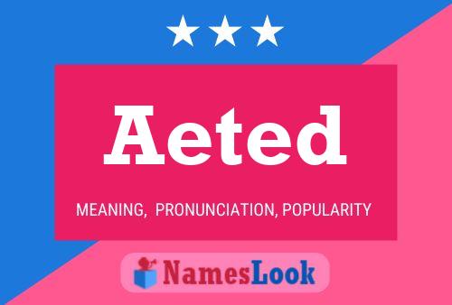 ملصق اسم Aeted