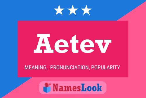 ملصق اسم Aetev