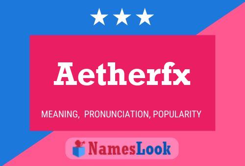 ملصق اسم Aetherfx